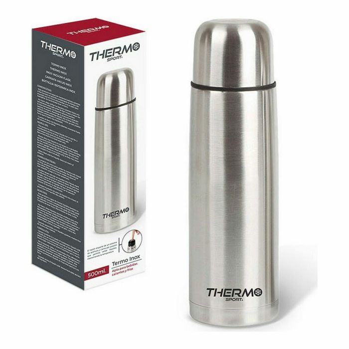 Termo para Alimentos ThermoSport Acero Inoxidable 500 ml 6,8 x 24,5 cm (6 Unidades) 2