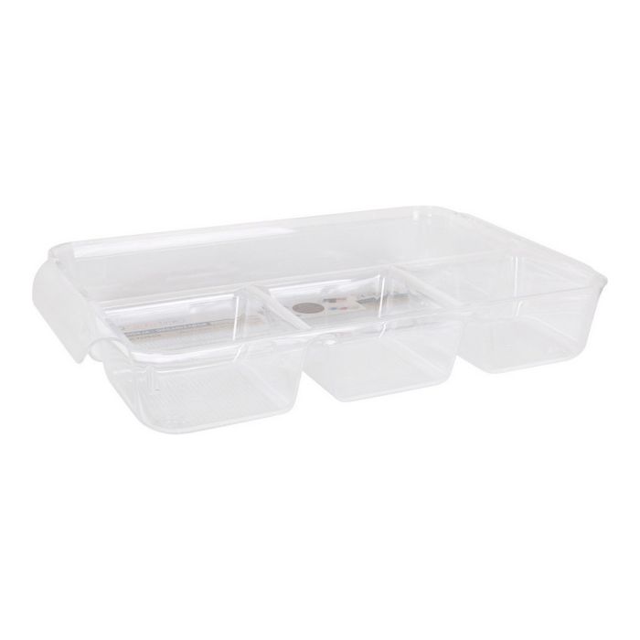 Organizador Multiusos Confortime Transparente 37,5 x 23,5 x 5, cm (12 Unidades) 3