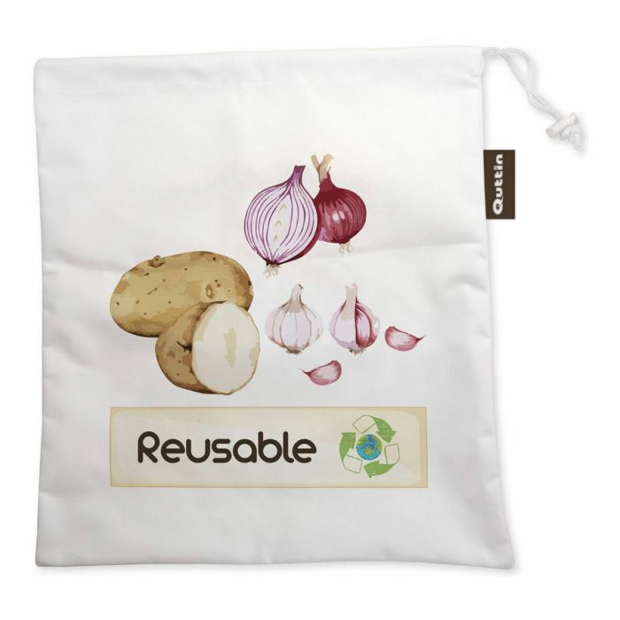 Bolsa Reutilizable para Alimentos Quttin 39,5 x 35 cm (18 Unidades) 2