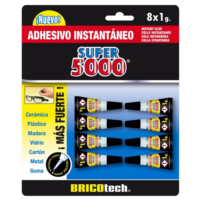 Adhesivo Instantáneo Bricotech Super 5000 1 g 0