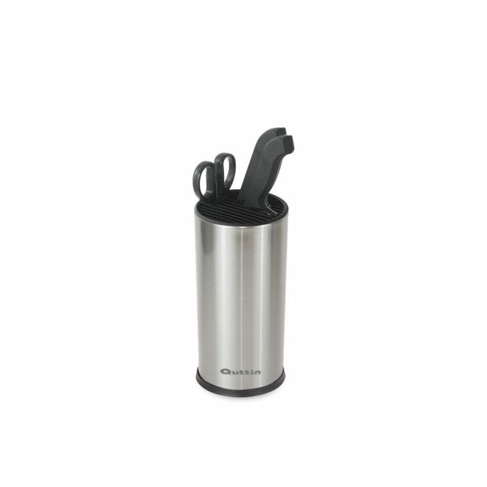 Portacuchillos Quttin Acero Inoxidable (12 x 12 x 22,6 cm) 0 Portacuchillos Quttin Acero Inoxidable (12 x 12 x 22,6 cm) 0