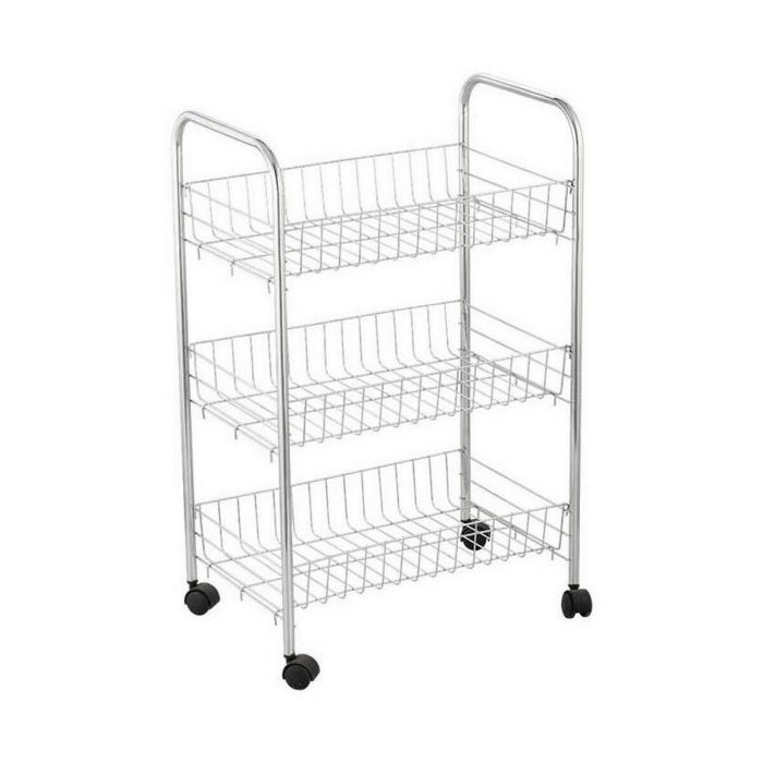 Organizador Confortime Metal Cromado (40 x 26 x 62 cm) Organizador Confortime Metal Cromado (40 x 26 x 62 cm)
