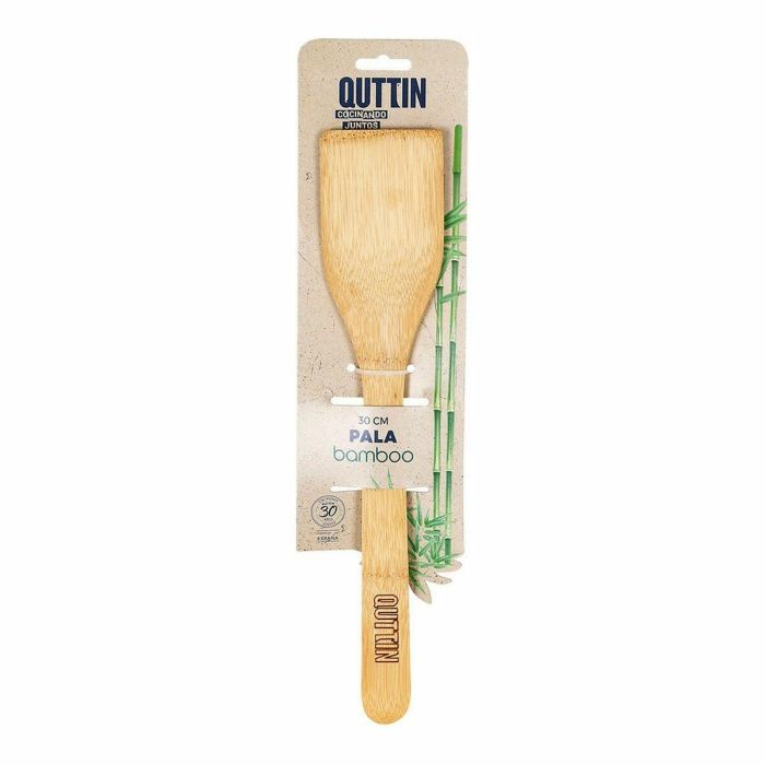 Paleta de Cocina Quttin Marrón Recta Bambú 30 x 6,2 x 0,8 cm (36 Unidades) 1