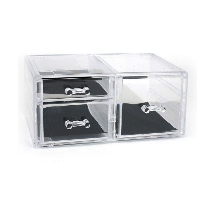 Organizador Multiusos Confortime Plástico Transparente 23,8 x 15,3 x 10,8 cm (6 Unidades) 1