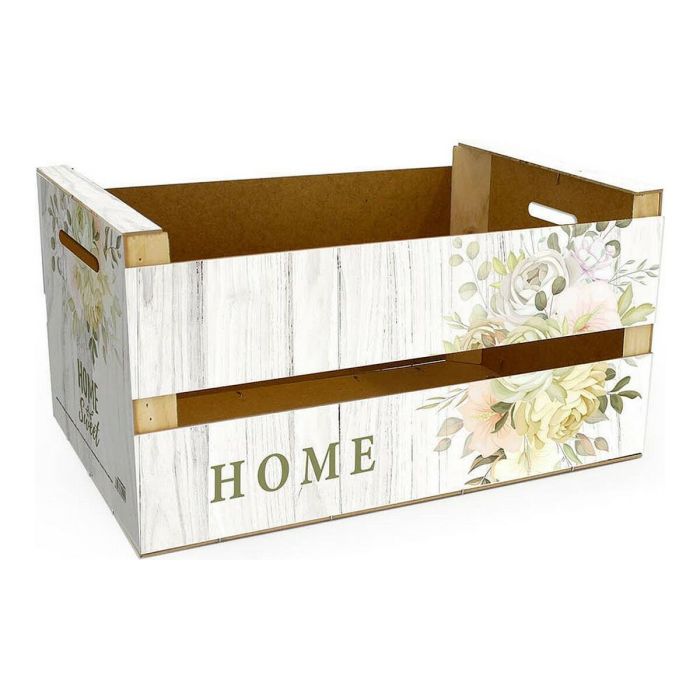 Caja de Almacenaje Confortime Home Brillo Flores (36 x 26,5 x 17 cm)
