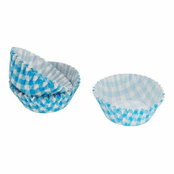 Set de Moldes de Repostería Desechable Azul (36 Unidades) (50 pcs) 1