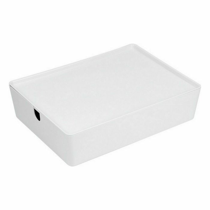 Caja Organizadora Apilable Confortime Con Tapa 35 x 26 x 8,5 cm (8 Unidades) 2