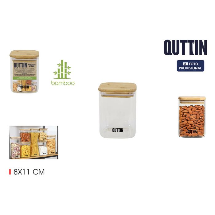 Bote Quttin Cuadrado 480 ml 8 x 11 cm 2 Bote Quttin Cuadrado 480 ml 8 x 11 cm 2