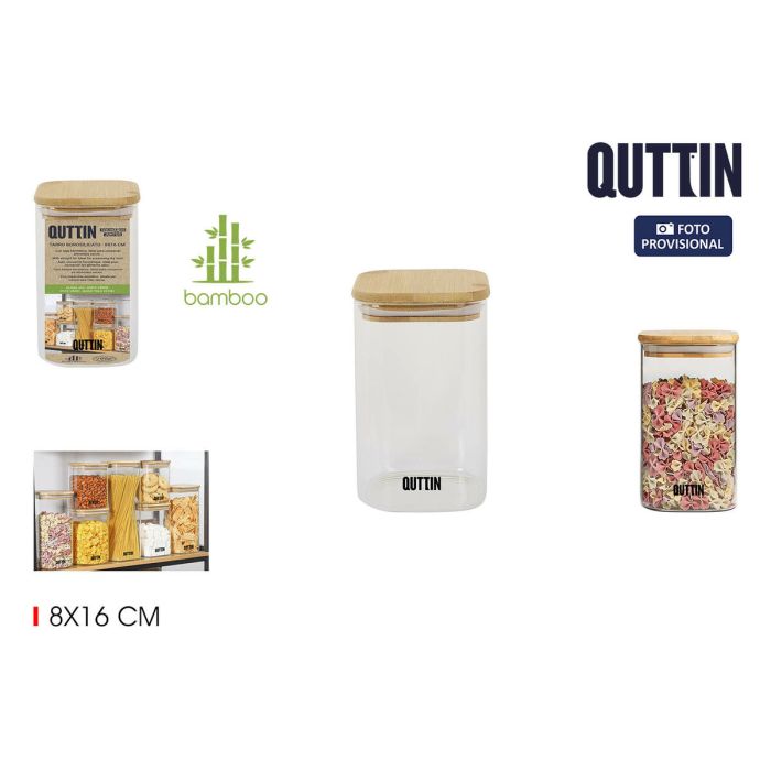 Bote Quttin Cuadrado 720 ml 8 x 16 cm 2 Bote Quttin Cuadrado 720 ml 8 x 16 cm 2