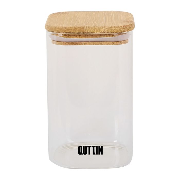 Tarro Cuadrado de Bambú Quttin 8x16 cm (12 Unidades) Tarro Cuadrado de Bambú Quttin 8x16 cm (12 Unidades)
