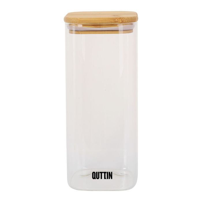 Tarro Cuadrado de Bambú Quttin 8x21 cm (12 Unidades) Tarro Cuadrado de Bambú Quttin 8x21 cm (12 Unidades)
