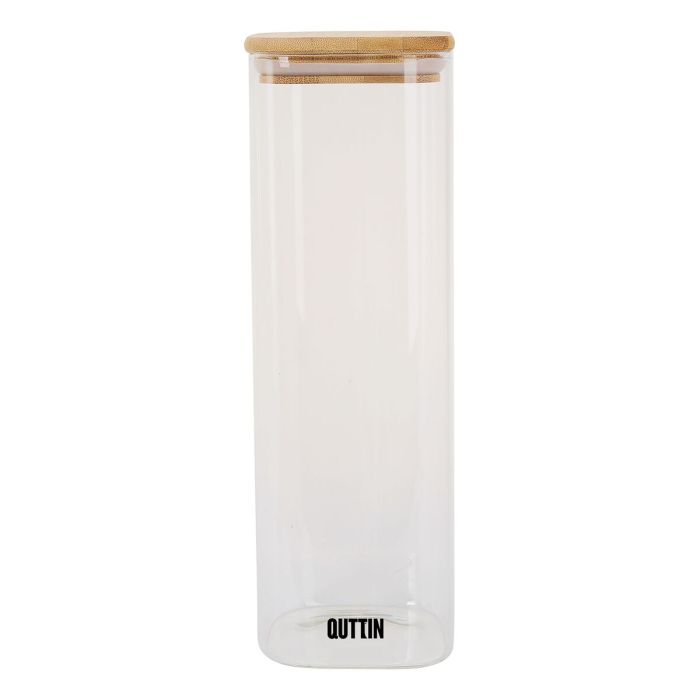 Tarro Cuadrado de Bambú Quttin 8x27 cm (12 Unidades) Tarro Cuadrado de Bambú Quttin 8x27 cm (12 Unidades)