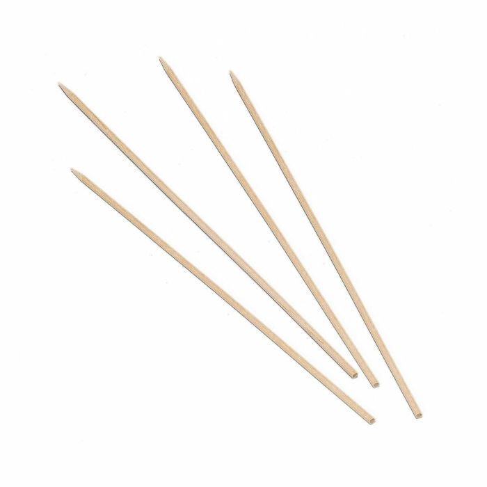 Set de Pinchos para Barbacoa Algon Bambú 200 x 2,5 x 20 mm (100 Piezas) (24 Unidades) 1