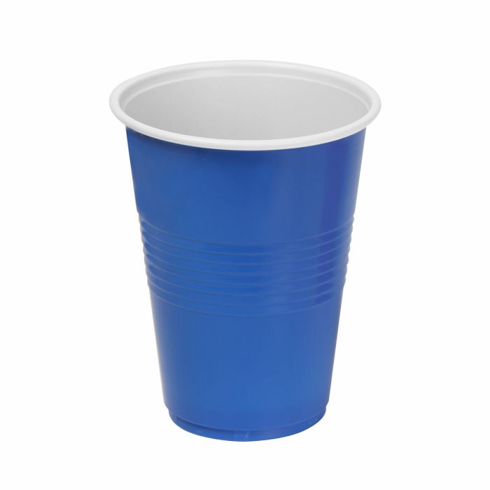 Set de vasos reutilizables Algon Azul 48 Unidades 450 ml (10 Piezas) 1