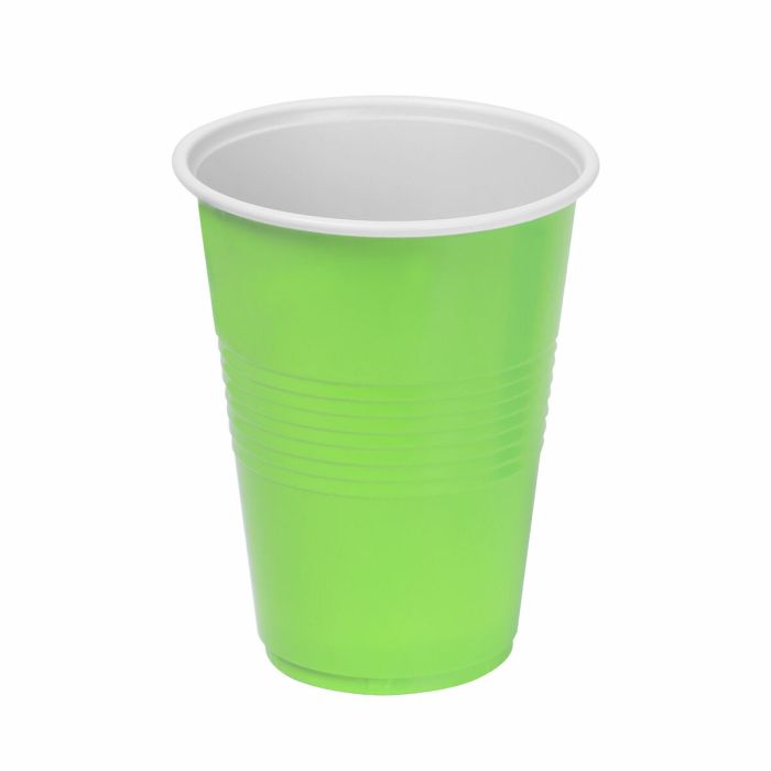 Set de vasos reutilizables Algon Verde 48 Unidades 450 ml (10 Piezas) 1