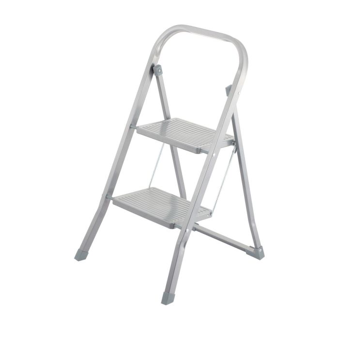 Taburete Plegable de Hierro con 2 Peldaños - Bricotech (2 Unidades) Taburete Plegable de Hierro con 2 Peldaños - Bricotech (2 Unidades)