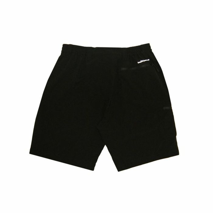 Pantalones Cortos Deportivos para Hombre Joluvi Rips Negro 4