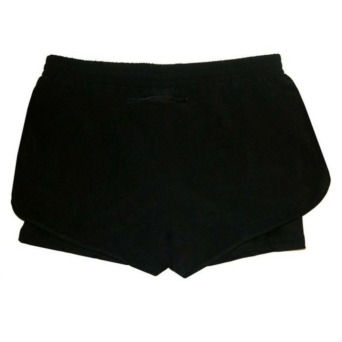 Pantalones Cortos Deportivos para Mujer Joluvi Meta Duo Negro 4