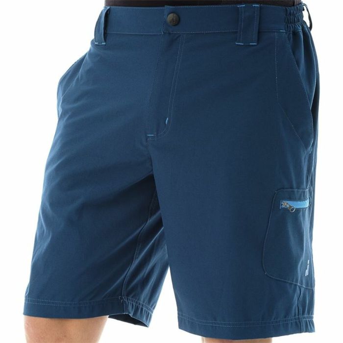 Pantalones Cortos Deportivos para Hombre Joluvi Rips Azul 1