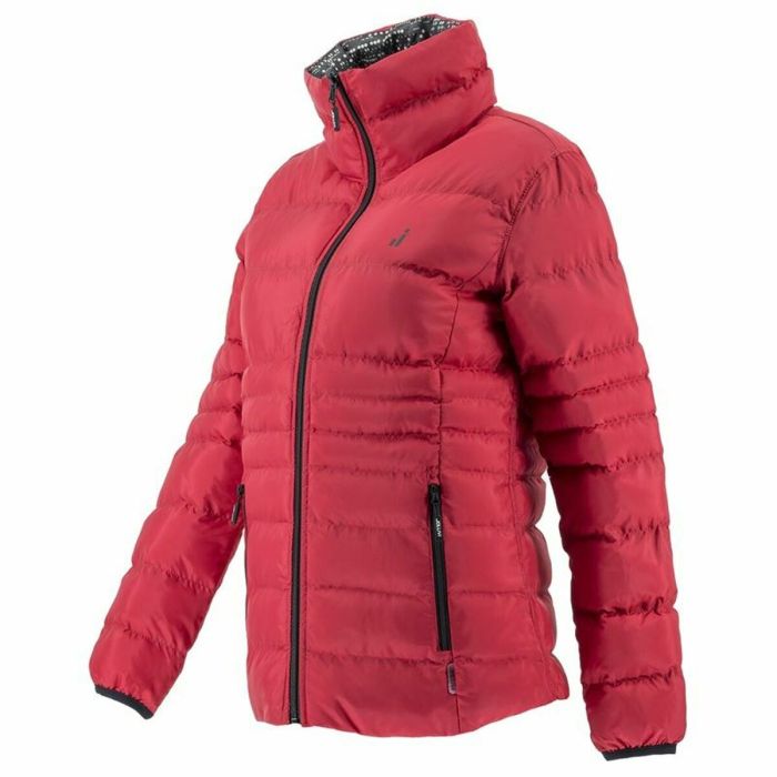 Anorak Joluvi Vegga Mujer Rojo Reversible Negro