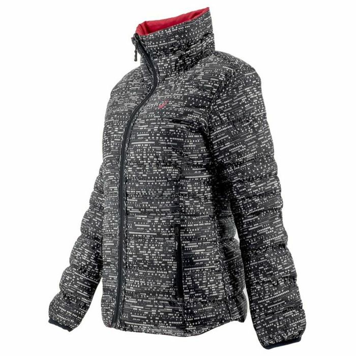 Anorak Joluvi Vegga Mujer Rojo Reversible Negro 4