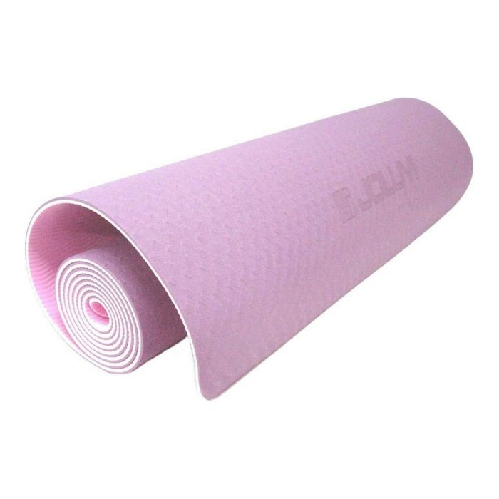 Esterilla de Yoga de Yute Joluvi Pro Púrpura Goma Talla única (183 x 61 x 0,4 cm) 2