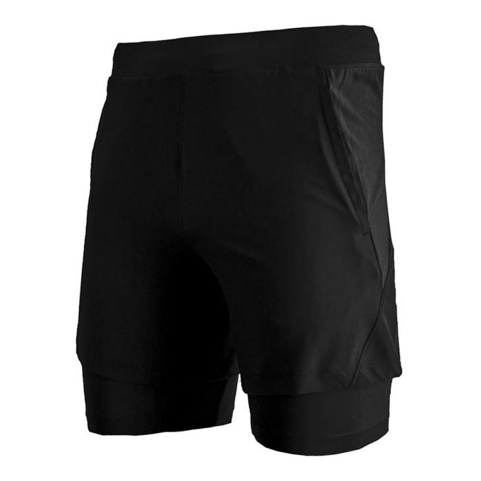 Pantalones Cortos Deportivos para Hombre Joluvi Best Running Negro
