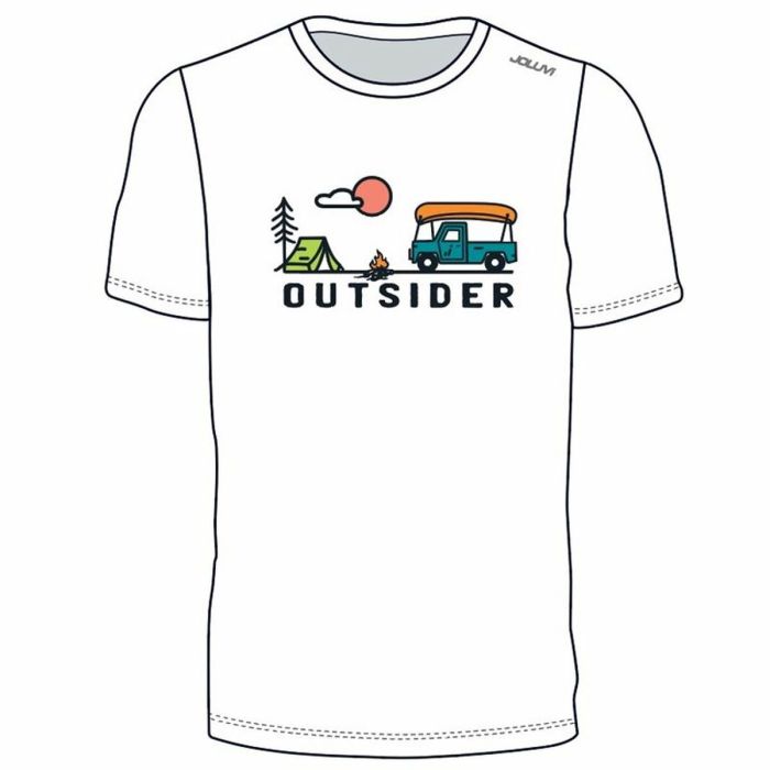 Camiseta Joluvi Outsider Camp Blanco 1