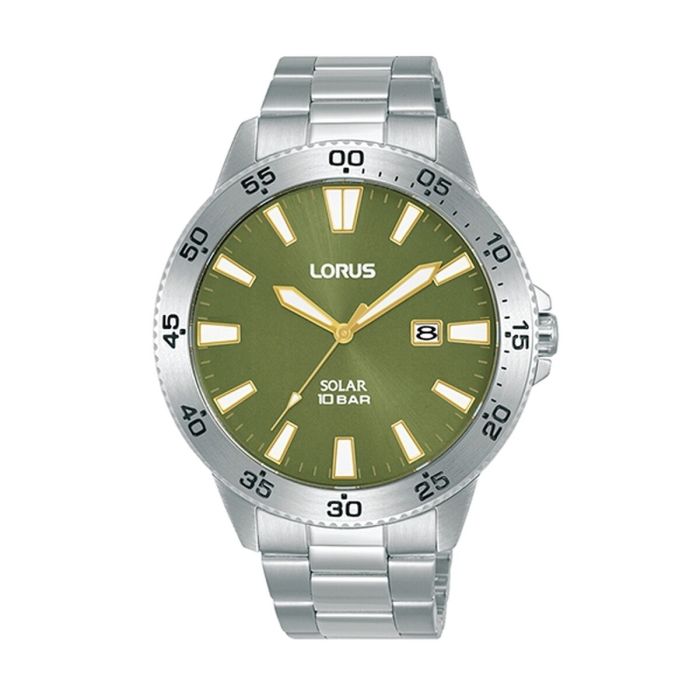 Reloj Hombre Lorus RX343AX9 Verde Plateado 