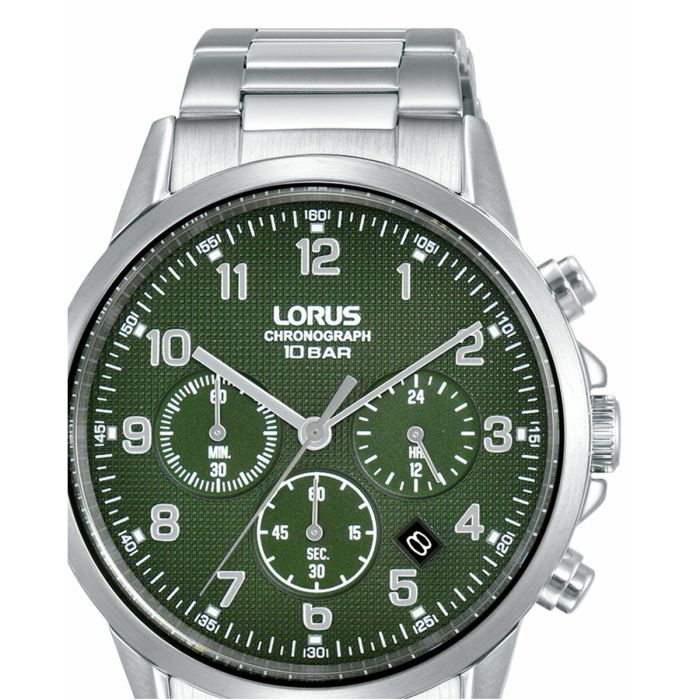 Reloj Hombre Lorus RT315KX9 Verde Plateado 1