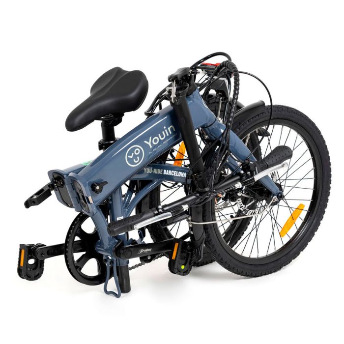 Bicicleta Eléctrica Youin BK1300 Azul Gris 250 W 20" 25 km/h 9600 mAh 7