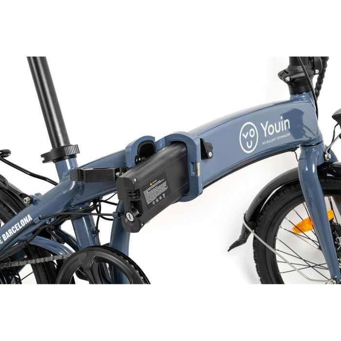 Bicicleta Eléctrica Youin BK1300 Azul Gris 250 W 20" 25 km/h 9600 mAh 4