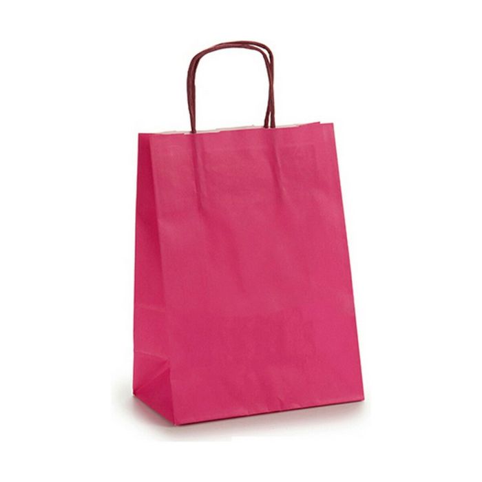 Bolsa de Papel 18 x 8 x 31 cm Rosa (25 Unidades) 1