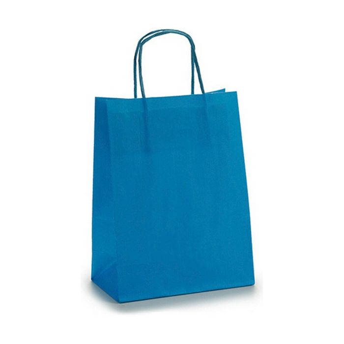 Bolsa de Papel 18 x 8 x 31 cm Azul (25 Unidades) 1