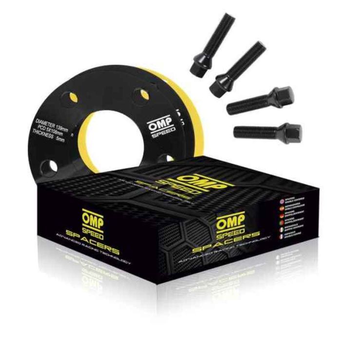Set de Separadores OMP OMPS08412001 5X100 57,1 M14 x 1,50 20 mm Set de Separadores OMP OMPS08412001 5X100 57,1 M14 x 1,50 20 mm