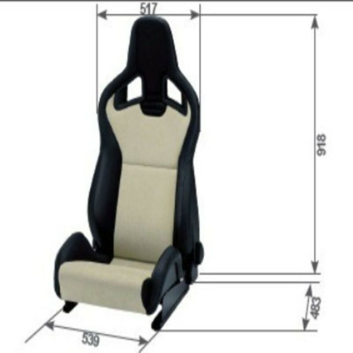 Asiento Racing Recaro SPORTSTER Negro 1