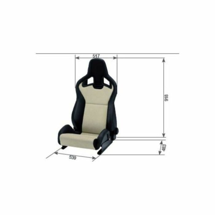 Asiento Recaro RC410002132 Negro Copiloto 1