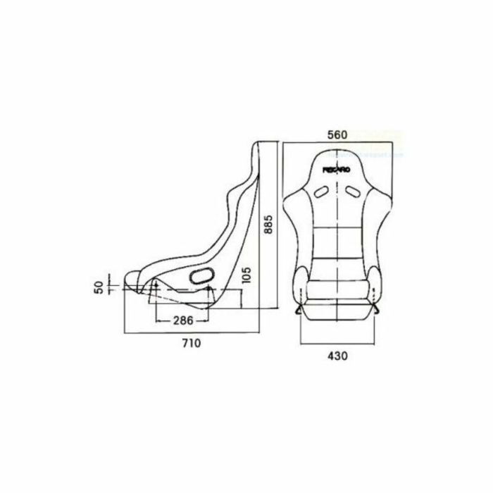 Asiento Recaro RC070770885 Negro 1 Asiento Recaro RC070770885 Negro 1