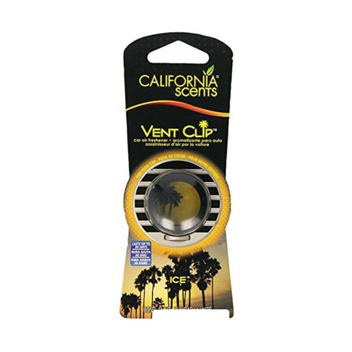 Ambientador para Coche California Scents Vent Clip Ice