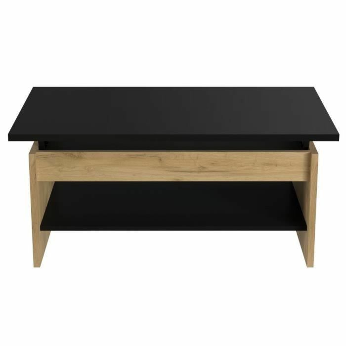 Mesa de Centro Elevable Roble 100 x 50 x 44 cm 2