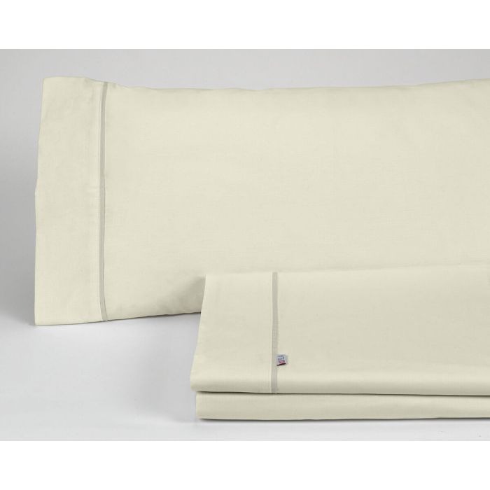 Juego de Sábanas Alexandra House Living Crema Cama de 150 4 Piezas 4