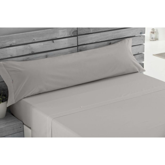 Juego de Sábanas Alexandra House Living Gris oscuro Cama de 105 3 Piezas 3