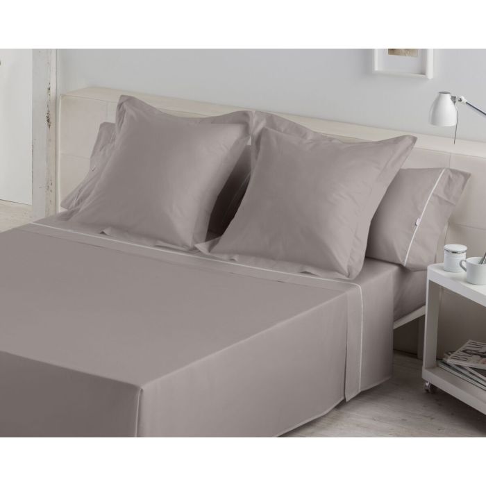 Juego de Sábanas Alexandra House Living Gris oscuro Cama de 105 3 Piezas 1