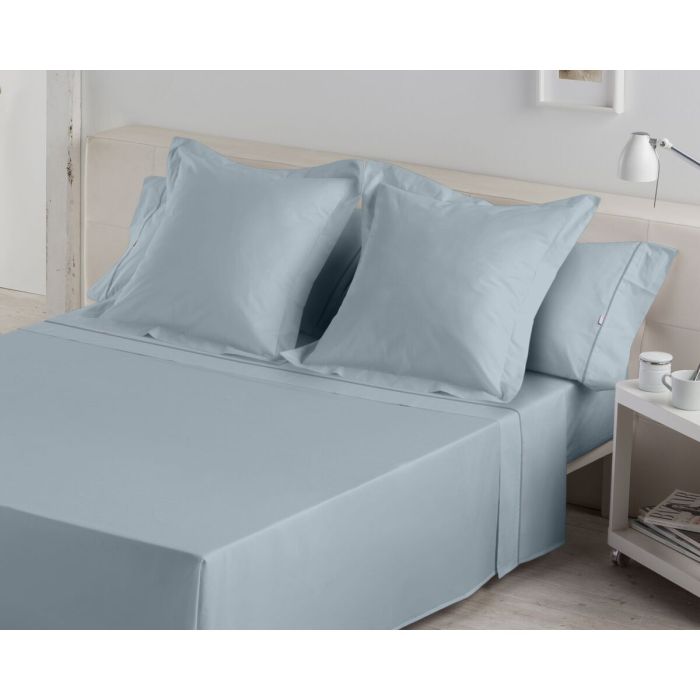 Juego de Sábanas Alexandra House Living Gris Cama de 150/160 4 Piezas 1