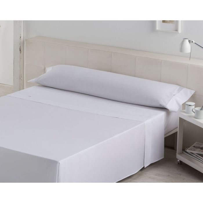 Juego de Sábanas Alexandra House Living Blanco Cama de 90 3 Piezas 3