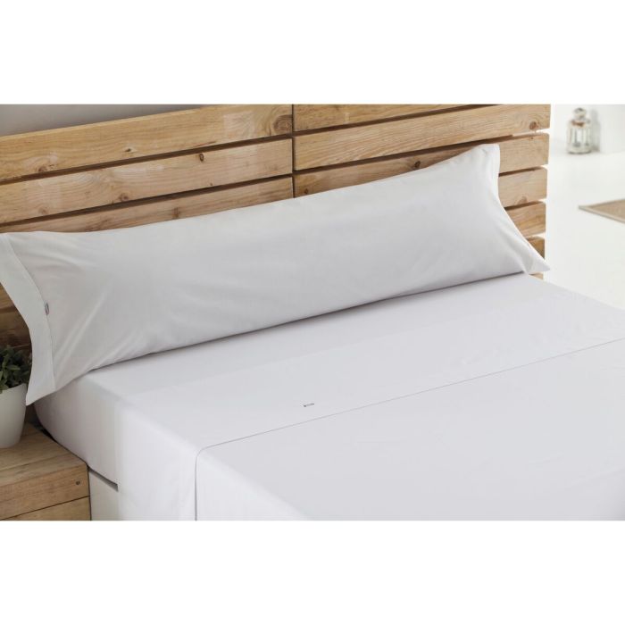 Juego de Sábanas Alexandra House Living Blanco Cama de 90 3 Piezas 1