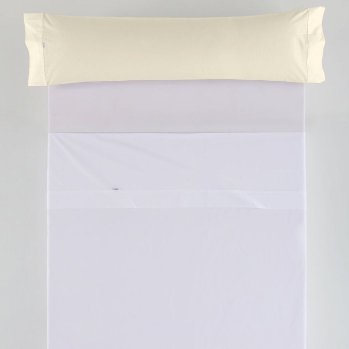 Funda de almohada Alexandra House Living Crema 45 x 170 cm 1