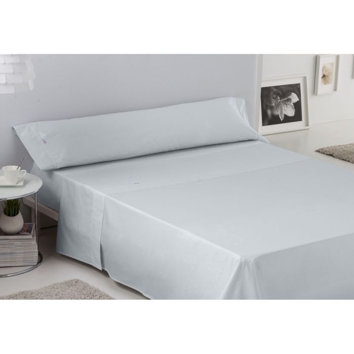 Juego de Sábanas Alexandra House Living Gris Perla Cama de 90 3 Piezas 4