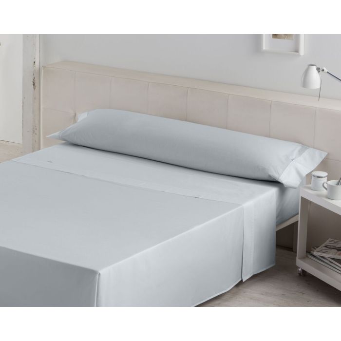 Juego de Sábanas Alexandra House Living Gris Perla Cama de 90 3 Piezas 3