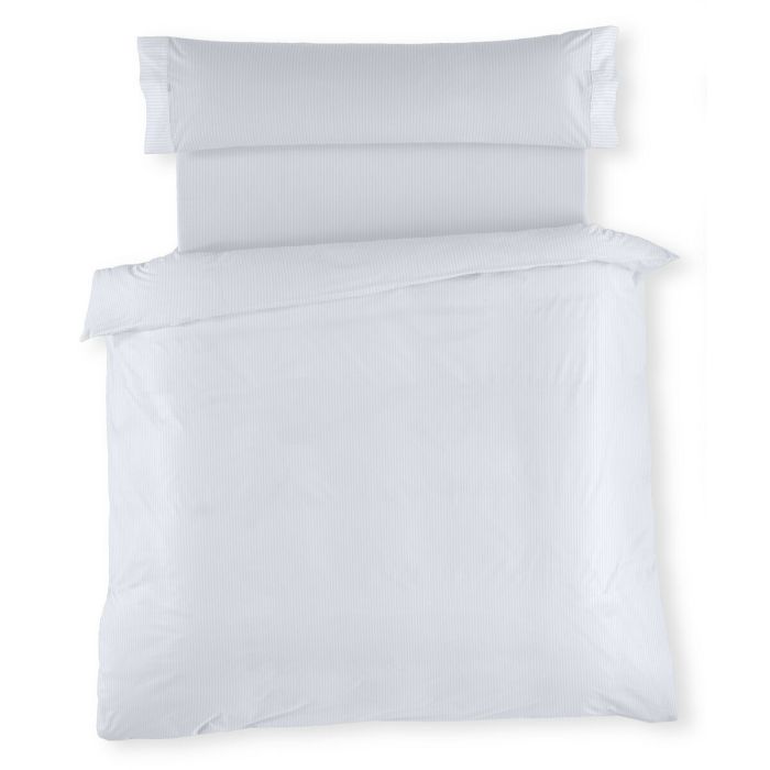 Juego de funda nórdica Alexandra House Living Blanco Cama de 105 3 Piezas